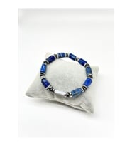 Lapis Lazuli & Hematit Erkek Bileklik Güç, Zarafet ve Doğallığın Uyumu