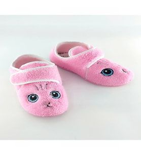 PELUŞ ÇOCUK GÜNLÜK KREŞ AYAKKABISI PANDUF