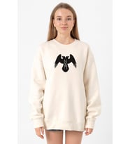 Thor's Ravens Huginn and Muninn Ekru Kadın 2ip Sweatshirt