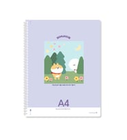 Morning Glory 5000 Çizgili Defter 29,7x22,5 cm Pembe 11210-83310