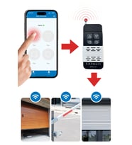 Smart Remote Controller (WiFi - Akıllı, Kodlanabilir Otopark Bariyer Garaj Kepenk Kumandası)