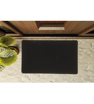 Kapı Önü Paspası, Halılı Paspas 45*70-Siyah