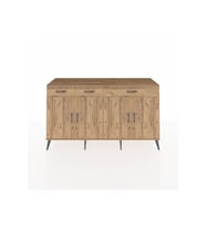 Kronos Konsol 4 Raflı 3 Çekmeceli 4 Kapaklı 176x59x99 Çam-Çam