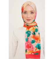 Armine Trend Şal 10001 - 01 Yeşil - Pembe
