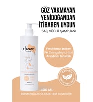 Yenidoğan Uyumlu Göz Yakmayan SLS ve SLES İçermeyen Hassas Temizleyici Organik Sertifikalı Bebek Şampuanı 400 ml