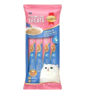SmartHeart Tavuk ve Keçi Sütü Krema Kedi Ödül 60 Gr 4x15 Gr