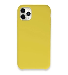 Apple iPhone 11 Pro Max Kılıf Lansman Legant Silikon - Sarı