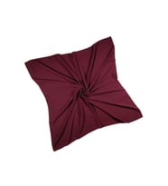 Mısırlı Eşarpları Medine Ipeği Büyük Boy Eşarp 110x110 Cm (Vişne Çürüğü)