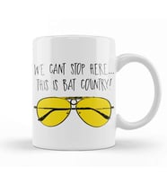 This Is Bat Country Fear And Loathing In Las Vegas Kupa Bardak Porselen