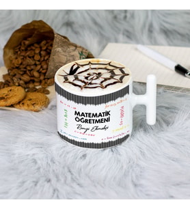 Matematik Öğretmeni Latte Fincanı 001
