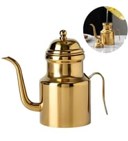 Komple 304 Çelik Gold 310 ml Yağdanlık Sosluk ve Sirkelik cin596sr