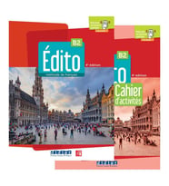 Edito B2 4e édition 2022 Méthode de français Livre de l'élève + Cahier d'exercices + Downloadable Audios