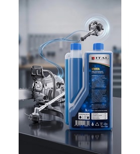İtal Supermix 2T (2 Zamanlı) Ölçekli Mavi Motor Yağı 1L Mavi