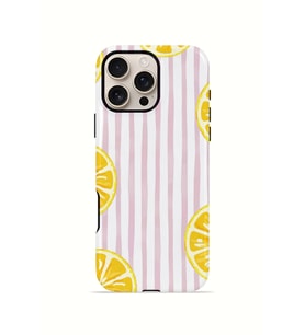 iPhone 16 Pro Max Vorian Çift Katmanlı Kılıf Pink Lemon Window