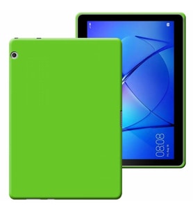 Huawei MediaPad T3 Uyumlu 9,6 inç Lansman Silikon Yumuşak Dokulu Kılıf (Yeşil)