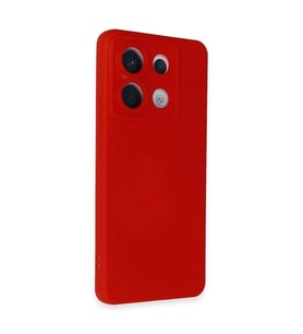 Note 13 Pro 5g Kılıf Nano İçi Kadife  - Kırmızı