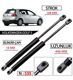 Golf 5 Bagaj Amortisörü