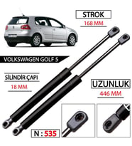 Golf 5 Bagaj Amortisörü