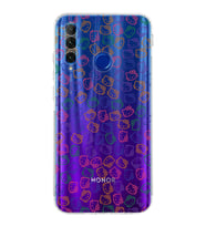 Huawei Honor 20 Lite  Kamera korumalı Kapak Hello Kitty Tasarımlı  Şeffaf Kılıf