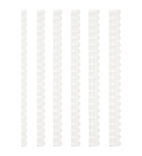 Bigpoint Plastik Spiral 6 mm Beyaz 100'lü Kutu
