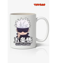 Jujutsu Kaisen Gojo Anime Temalı Beyaz Kupa Bardak Sevgiliye Arkadaşa Hediye