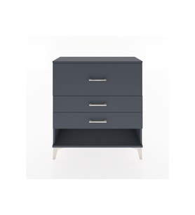 Arges Şifonyer 3 Çekmeceli 88x30x96 Antrasit-Antrasit