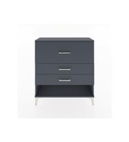 Arges Şifonyer 3 Çekmeceli 88x30x96 Antrasit-Antrasit