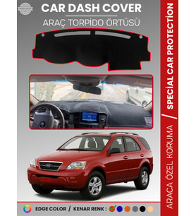 KİA SORENTO (2006-2009) Torpido Örtüsü Ön Panel Halı Torpido Koruma Tam Uyum Araca Özel Kaymaz