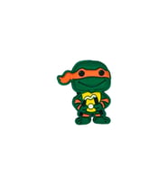 Terlik Süsü-Terlik Tokası Ninja Kaplumbağ Michelangelo Figürü