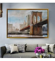 Altın Çerçeveli dekoratif tablo a193 (Gold)