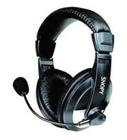 Snopy SN-4388 Deri Baş Üstü Mikrofonlu Kulaklık (Karışık)