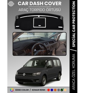 VOLKSWAGEN CADDY (2015-2021) Torpido Örtüsü Ön Göğüs Koruma Torpido Koruma Tam Uyum Çatlamayı Önler
