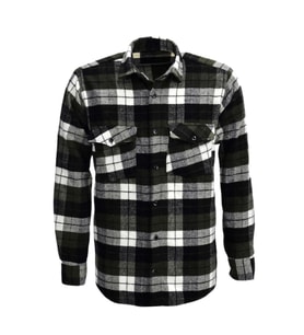 Erkek Çift Cepli Kapaklı Regular Fit Oduncu Gömlek BGL-ST03253 (Haki)