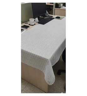 İp Desenli Masa Örtüsü Kaliteli Hasır 140 X 200 CM Şeffaf Masa Örtüsü Şeffaf Pvc (Çok Renkli)