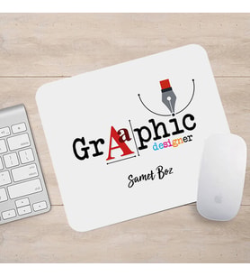 Kişiye Özel Grafik Tasarımcısına Hediye Mousepad