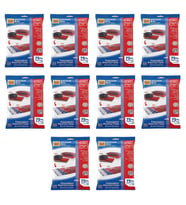 Magic Saver Bag Vakumlu Giyisi Yastık Yorgan Saklama Torbası Poşeti Hurç - XXL - 80x110 Cm. -10 Adet