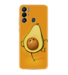 Tecno Pova Neo Kılıf Resimli Desenli Silikon Platinium Series Dance Avokado 1878