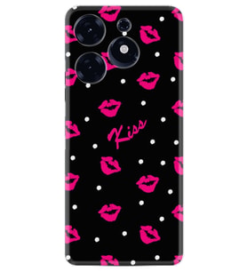Spark 10 Pro Kılıf Resimli Desenli Baskılı Silikon Kiss 1392