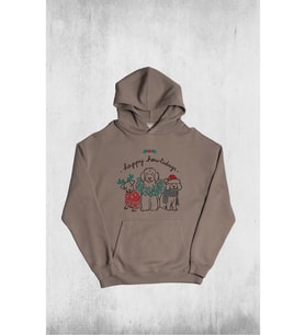 Unisex Howliday Kapüşonlu Sweatshirt