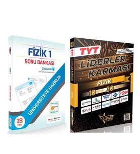 Farklı Sistem TYT Fizik Soru Bankası ve Liderler Deneme Seti 2 Kitap