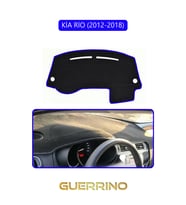 KİA RİO 2012-2018TORPİDO KORUMA HALISI MAVİ KENAR