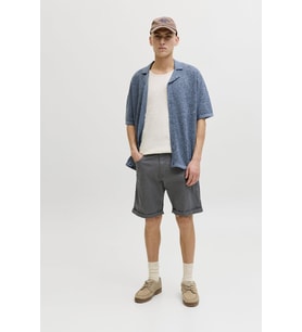 Jack & Jones JPSTRICK Dylan Original Erkek Şort Regular Fit Yazlık Şort (Koyu Gri)