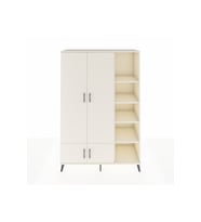 Hyperion Gardrop 6 Raflı 4 Kapaklı Tek Askılı 132x44x195 Aytaşı-Aytaşı