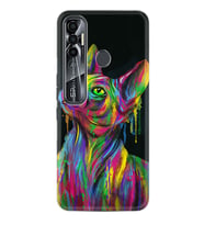 Tecno Spark 6 6 Go 8C 8 Pro 7 7 Spark 9 Pro Kılıf Desemli Silikon Color Cat 1754