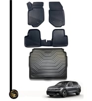 Volkswagen Tiguan 2016+ 3D Havuzlu Paspas Ve Bagaj Havuzu İkili Set