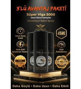 3 KUTU VİGA 50000 GECİKTİRİCİ SPREY %100 ORJİNAL BANDROLLÜ ÜRÜN