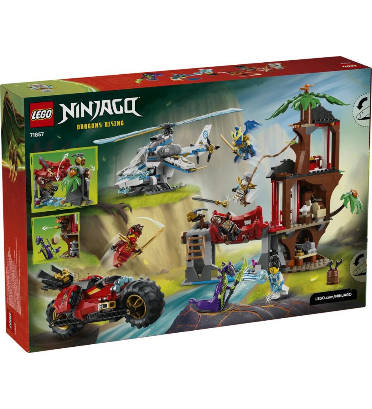 おまとめ9点 LEGO Ninjago 71857 Ninja Vehicle Tree House Battle