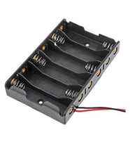 Powermaster Yan Yana 6'lı AA Pil Yuvası (IC-234B)