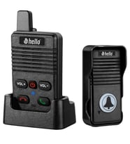 Hello D90 1000Mah Şarjlı Kapalı Devre Telsiz Kapı Zili Ve İnterkom Sistemi Kesintisiz Çift Taraflı Sesli İletişim Telsiz