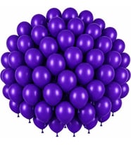 Mor Renk Lateks Pastel Balon (30 cm) - 50 Adet